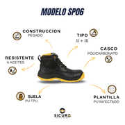 BOTA BORCEGUI PESANTE NEGRA SP06