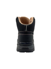 Bota De Seguridad Sicuro Negro Canela Forte SF78 Dama