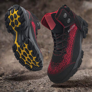 Bota De Seguridad Sicuro Forte SF88 Negro Rojo Caballero