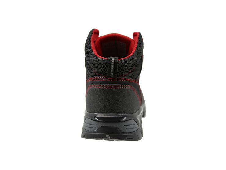 Bota De Seguridad Sicuro Forte SF88 Negro Rojo Caballero