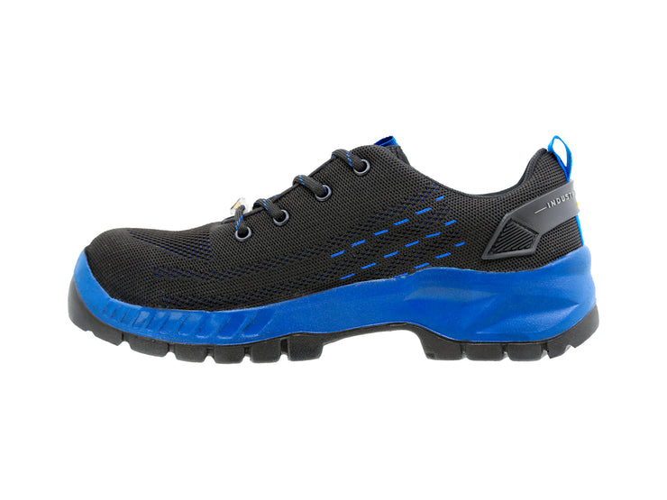 Tenis Sicuro Industrial Con Casquillo Color Negro Azul