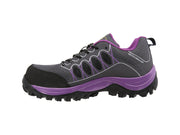 Tenis Sicuro Industrial SA703 Con Casquillo Para Dama Color Gris Morado