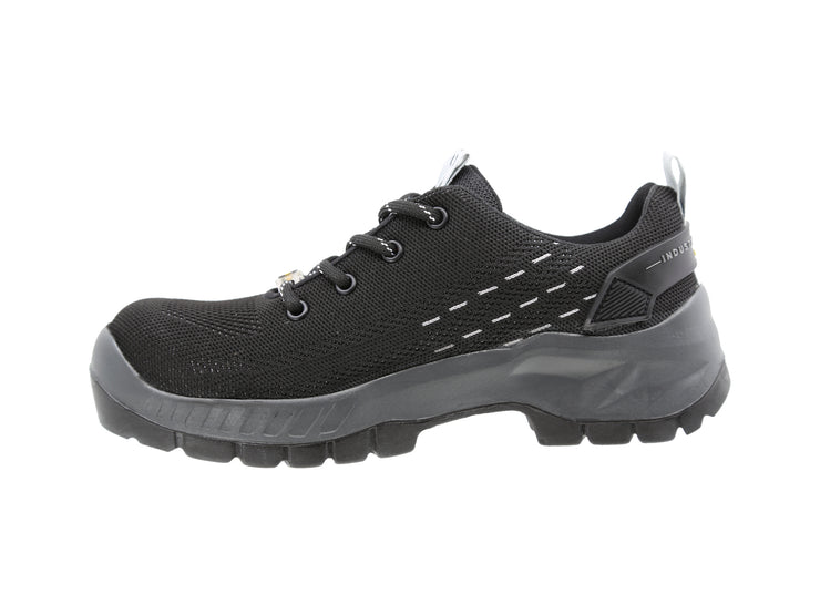 Tenis Sicuro Industrial Con Casquillo Color Negro Gris