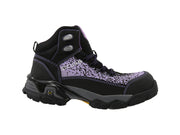 Bota De Seguridad Sicuro Forte SF78 Negro Lila Dama