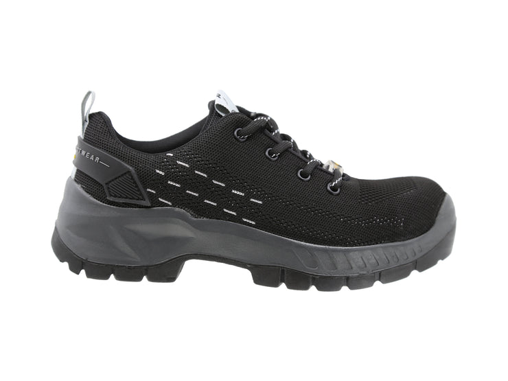 Tenis Sicuro Industrial Con Casquillo Color Negro Gris