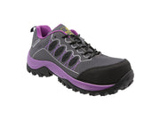 Tenis Sicuro Industrial SA703 Con Casquillo Para Dama Color Gris Morado